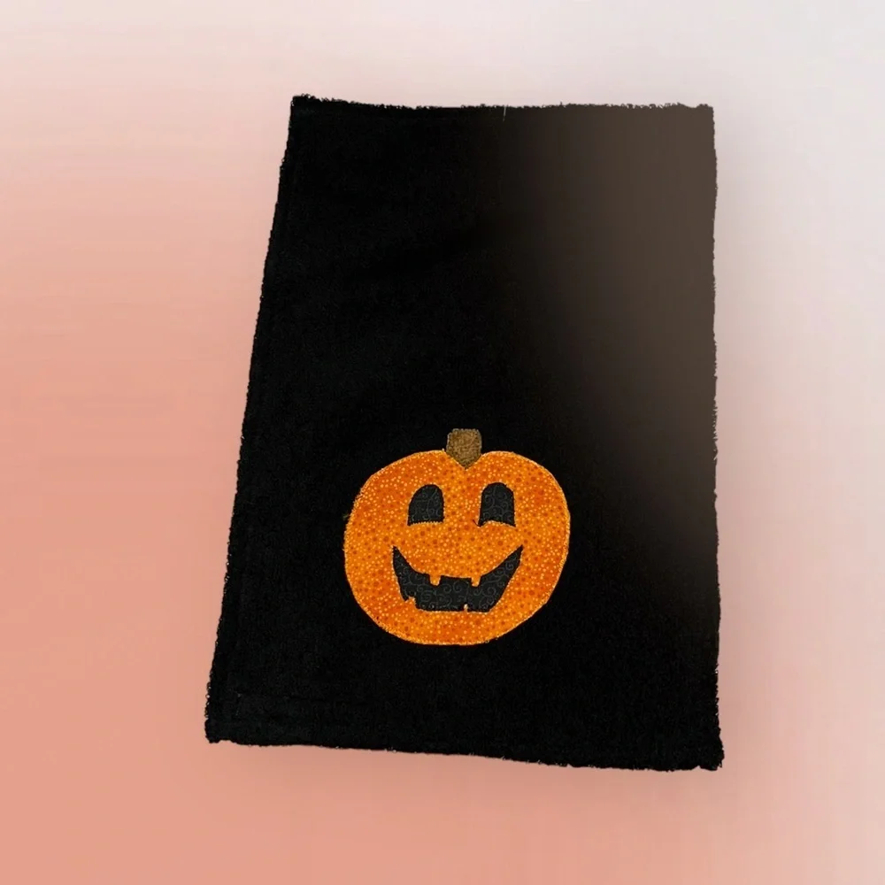*Lot/3 𝑯𝒂𝒏𝒅𝒎𝒂𝒅𝒆 Halloween Hand Towels